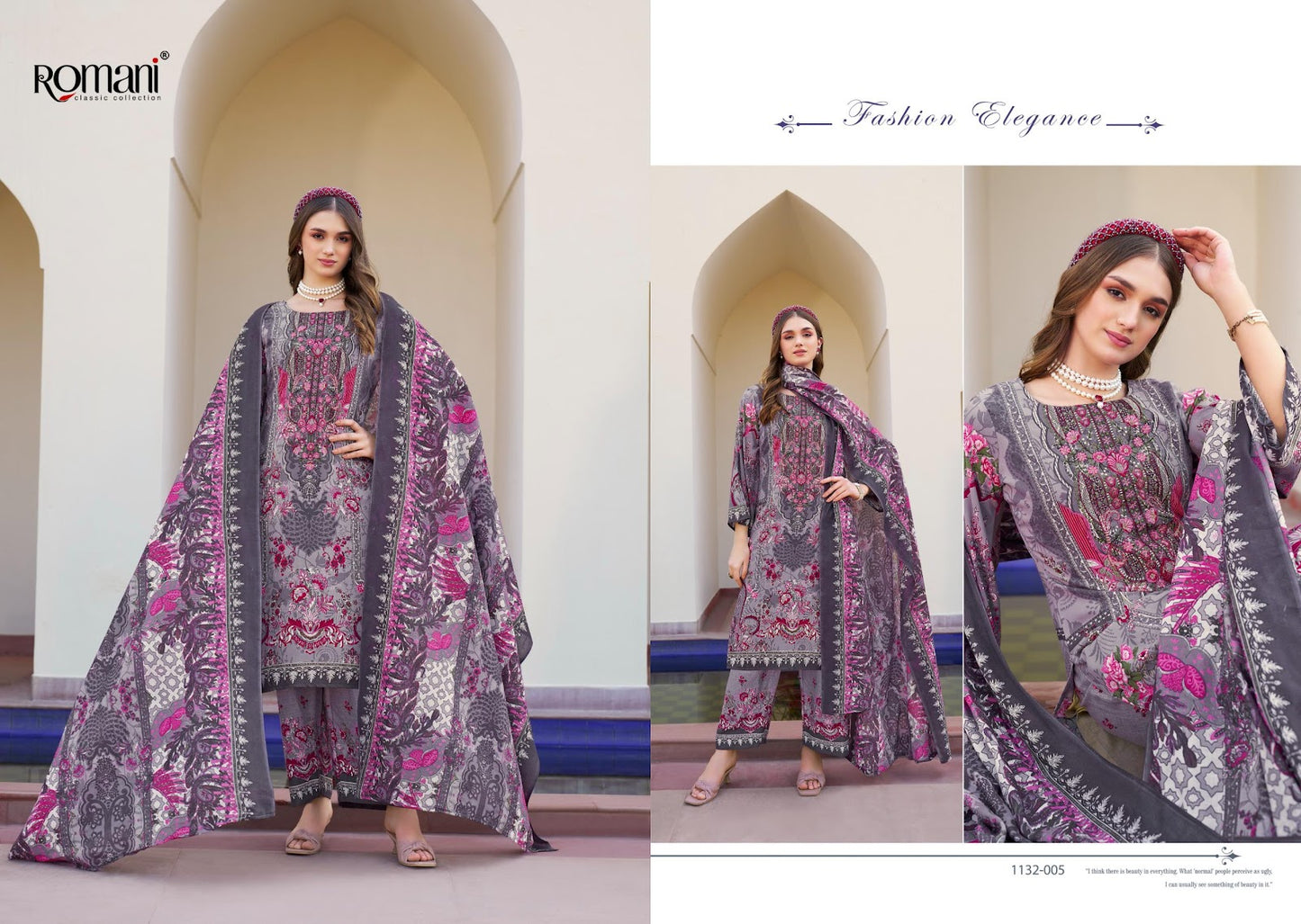 Mahira Vol 7 Romani Soft Cotton Karachi Salwar Suits Wholesaler Gujarat