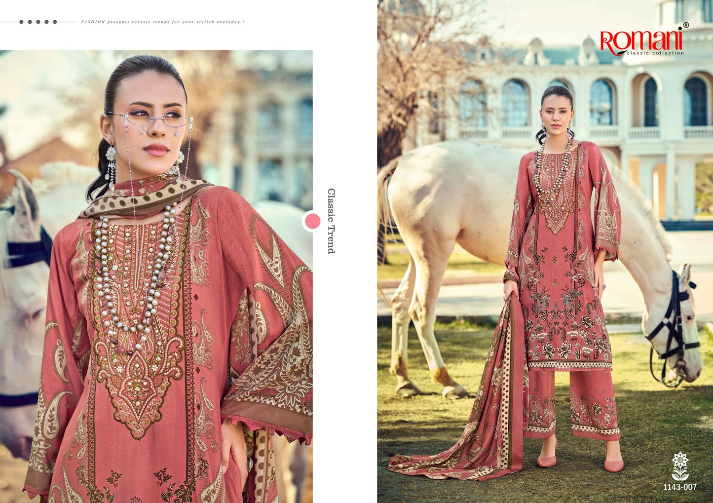 Mahira Vol 8 Romani Cotton Karachi Salwar Suits Wholesale Price