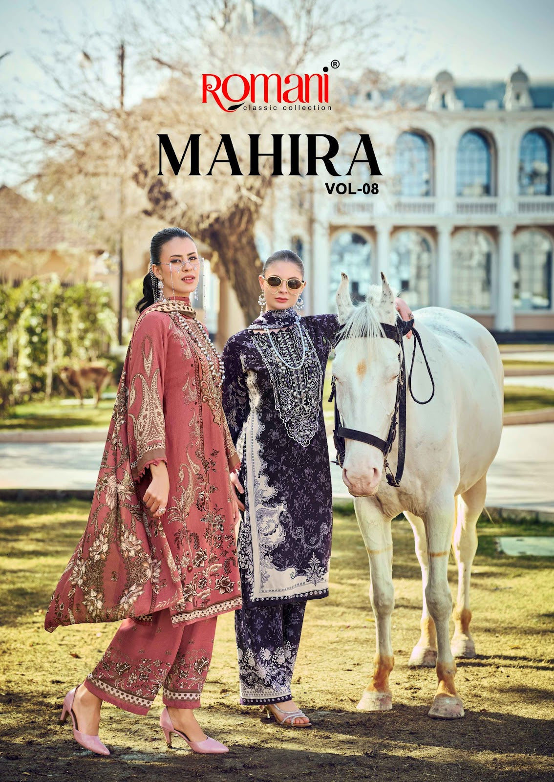 Mahira Vol 8 Romani Cotton Karachi Salwar Suits Wholesale Price