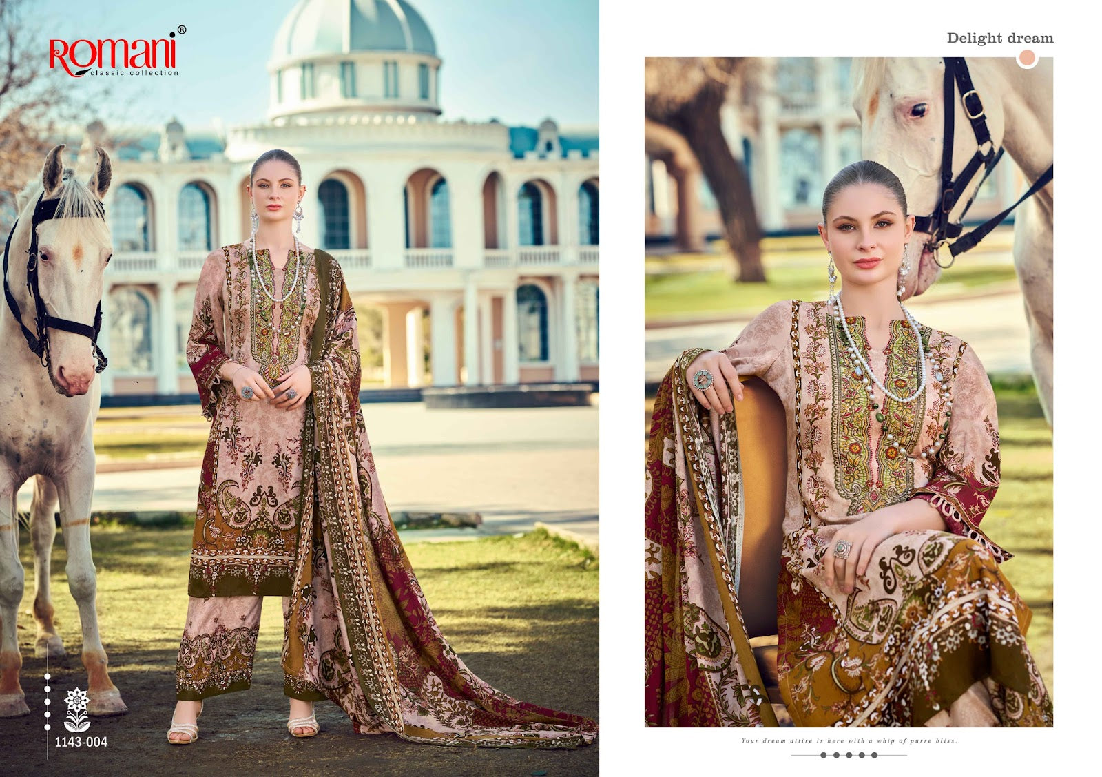 Mahira Vol 8 Romani Cotton Karachi Salwar Suits Wholesale Price