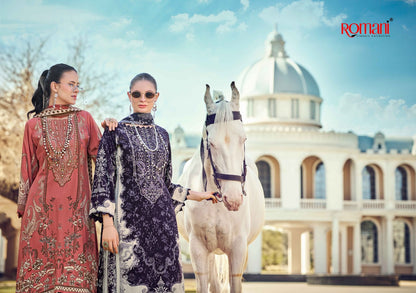 Mahira Vol 8 Romani Cotton Karachi Salwar Suits Wholesale Price