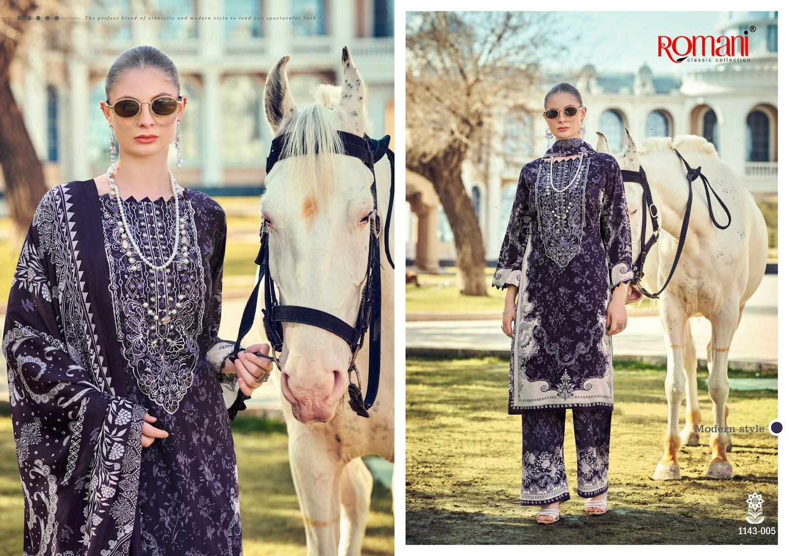 Mahira Vol 8 Romani Cotton Karachi Salwar Suits Wholesale Price
