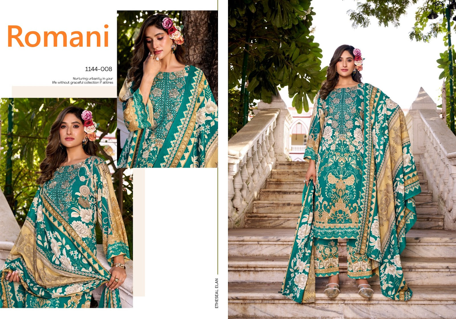 Mahira Vol 9 Romani Cotton Karachi Salwar Suits Wholesaler Gujarat