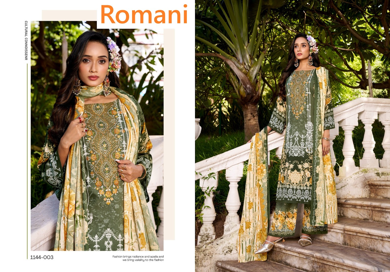 Mahira Vol 9 Romani Cotton Karachi Salwar Suits Wholesaler Gujarat