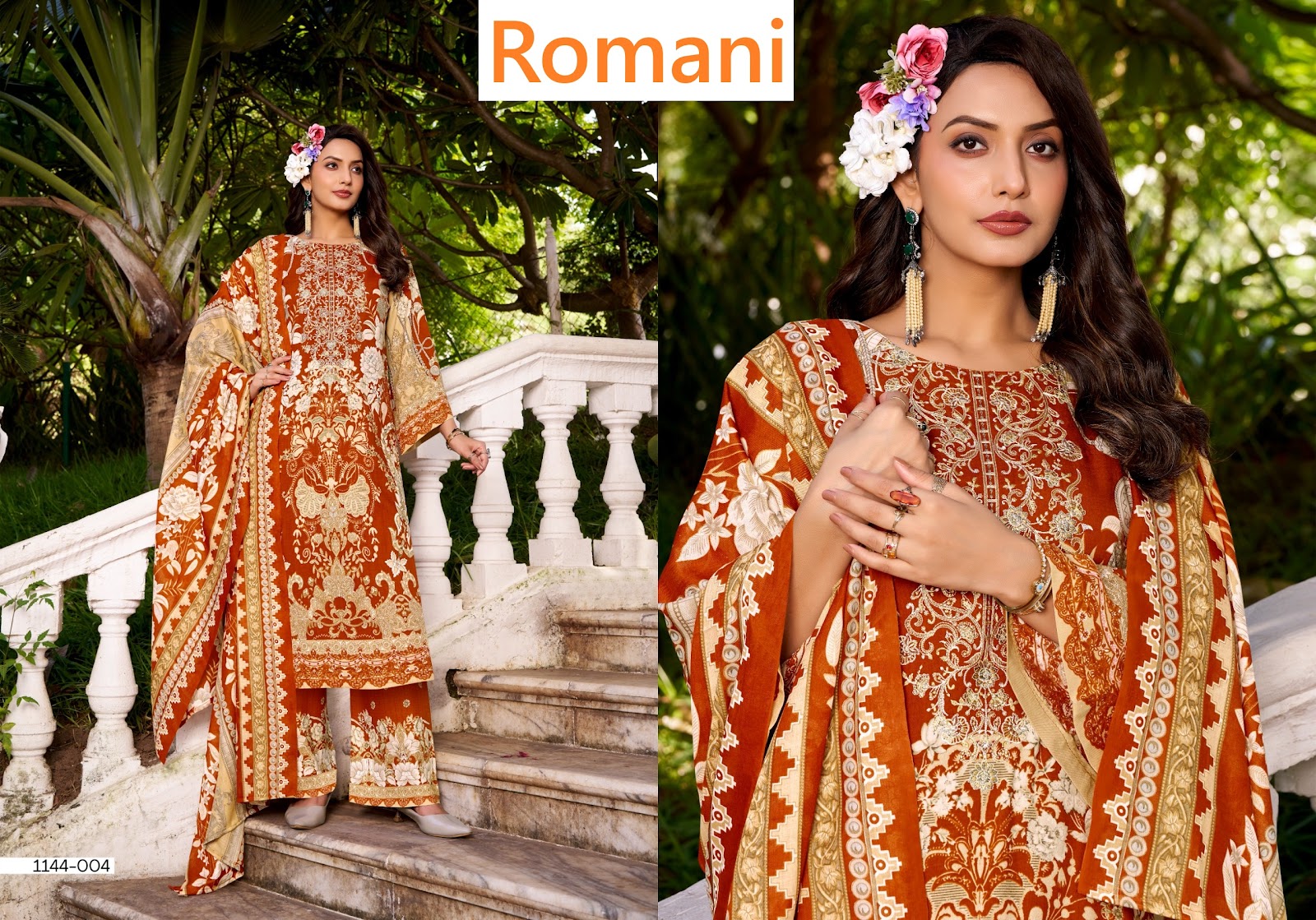 Mahira Vol 9 Romani Cotton Karachi Salwar Suits Wholesaler Gujarat