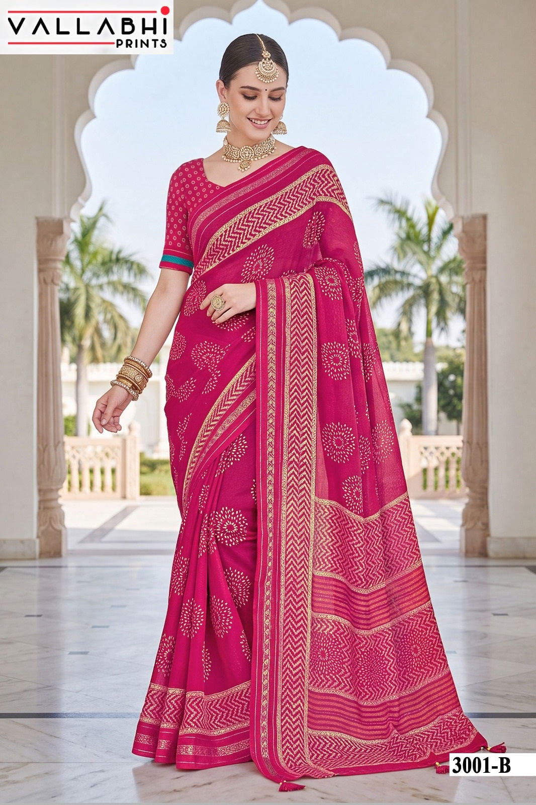 Mahisuta Vol 3 Vallabhi Prints Moss Sarees Supplier Ahmedabad