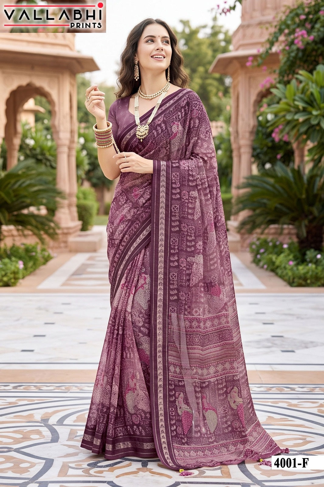 Mahisuta Vol 4 Vallabhi Prints Moss Sarees Manufacturer Ahmedabad