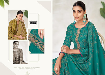 Mahiya Kesar Pashmina Suits Wholesaler