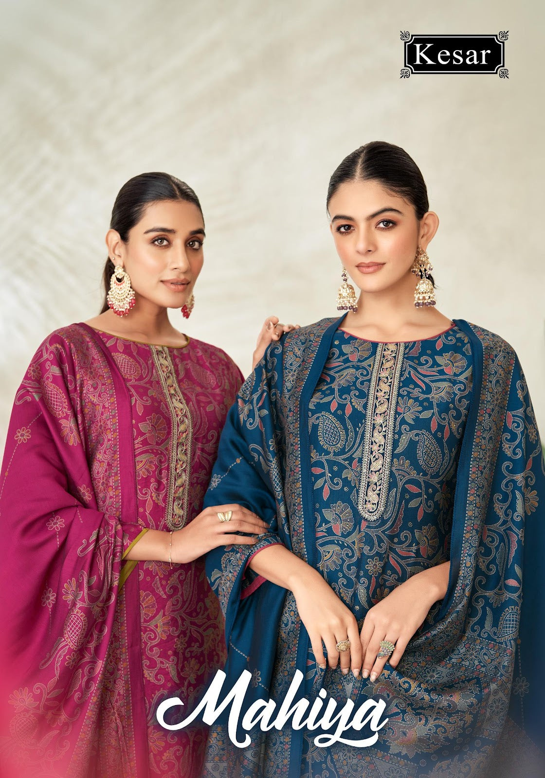 Mahiya Kesar Pashmina Suits Wholesaler