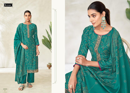 Mahiya Kesar Pashmina Suits Wholesaler