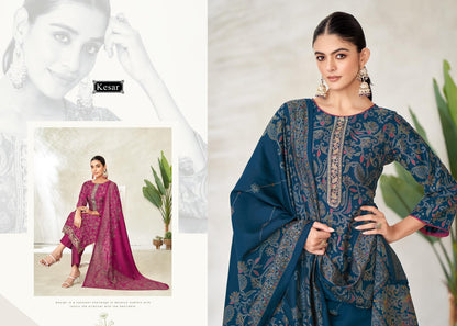 Mahiya Kesar Pashmina Suits Wholesaler