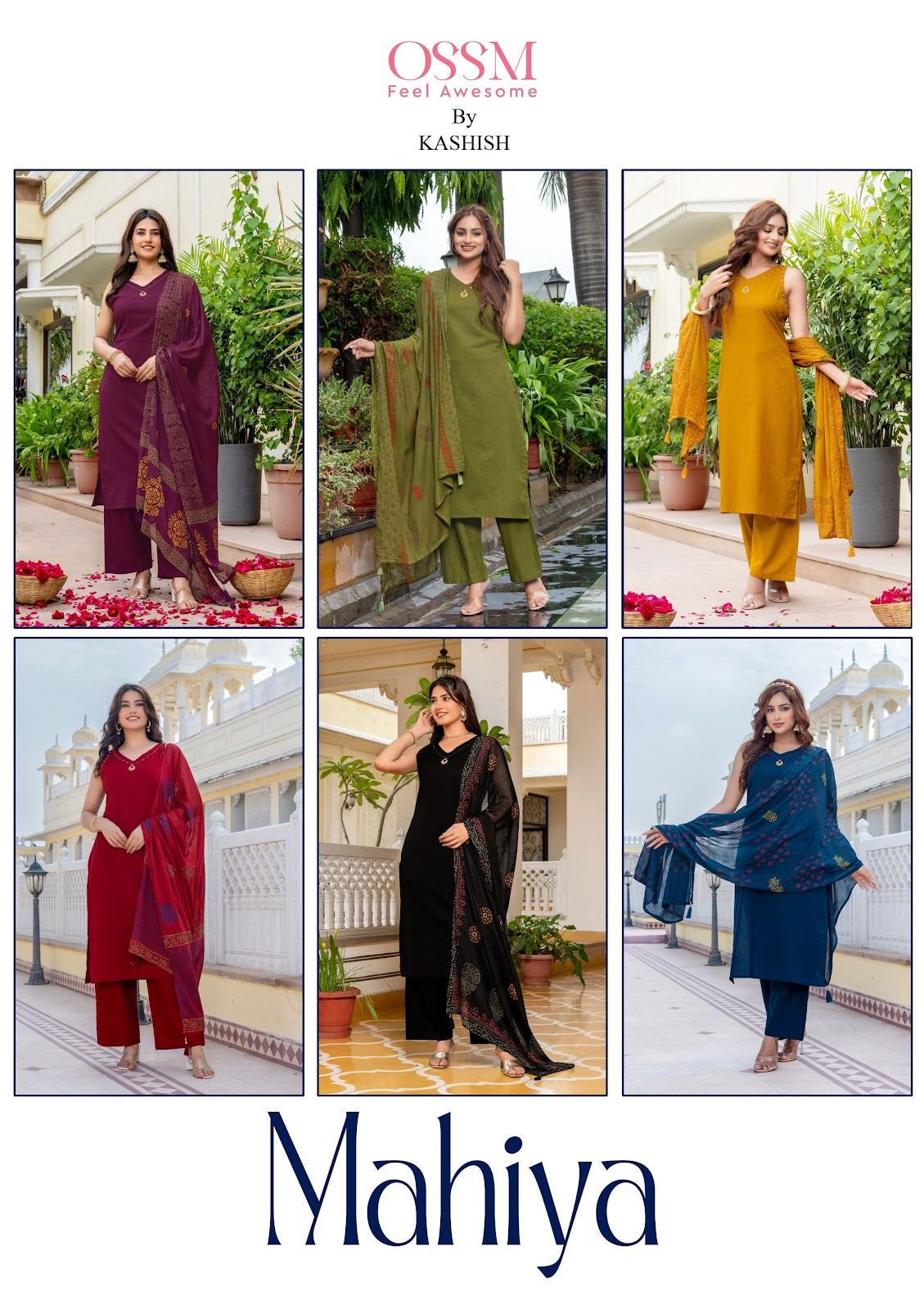 Mahiya Ossm Cotton Readymade Plazzo Style Suits Wholesale Price