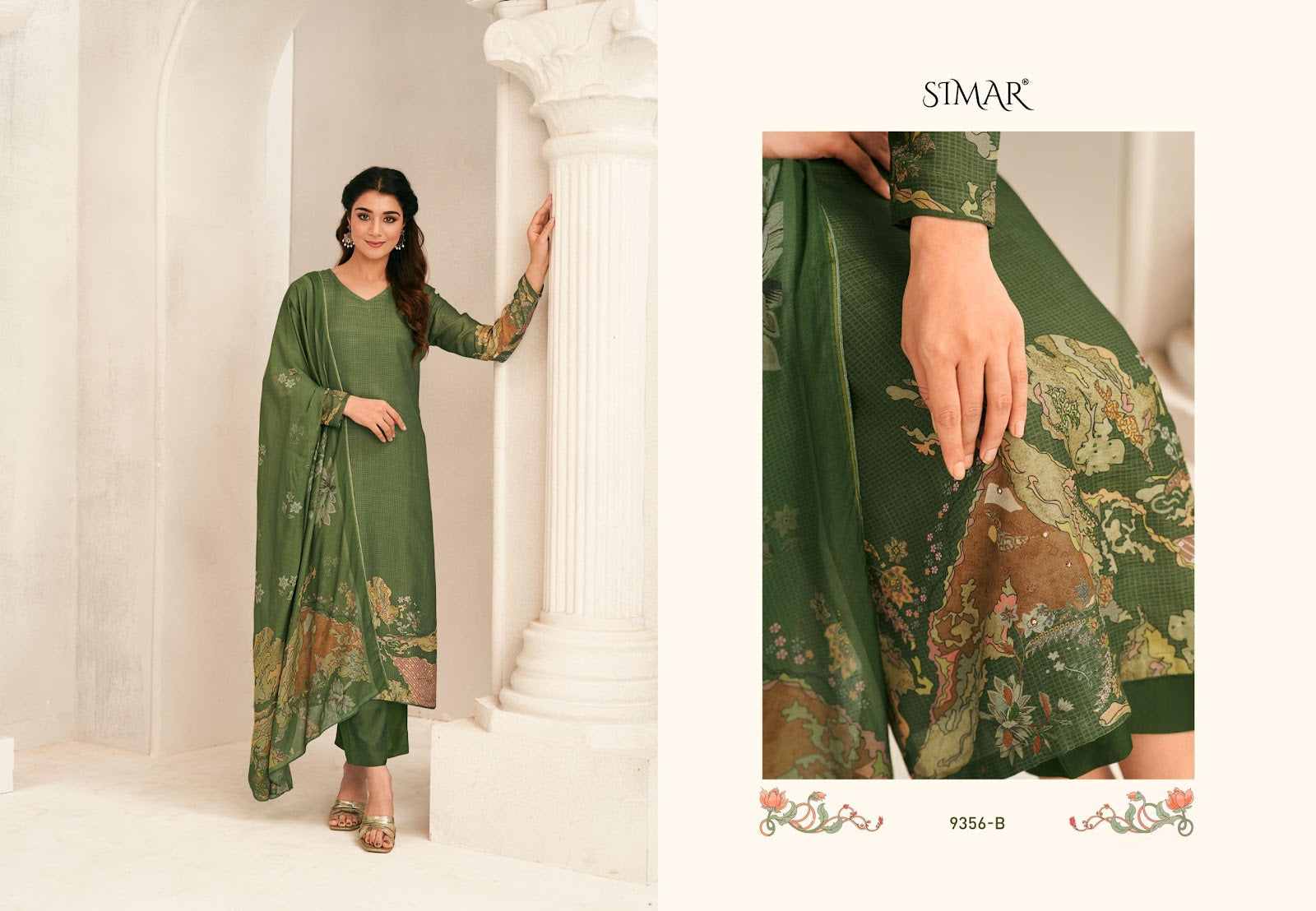 Mahiya Simar Pant Style Suits Exporter Gujarat