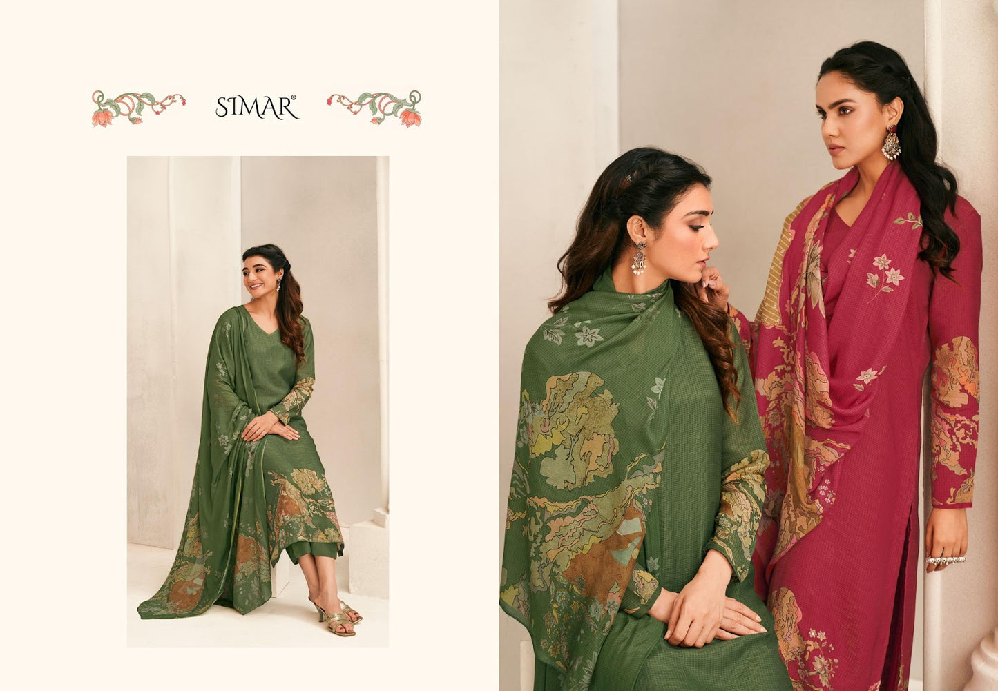 Mahiya Simar Pant Style Suits Exporter Gujarat