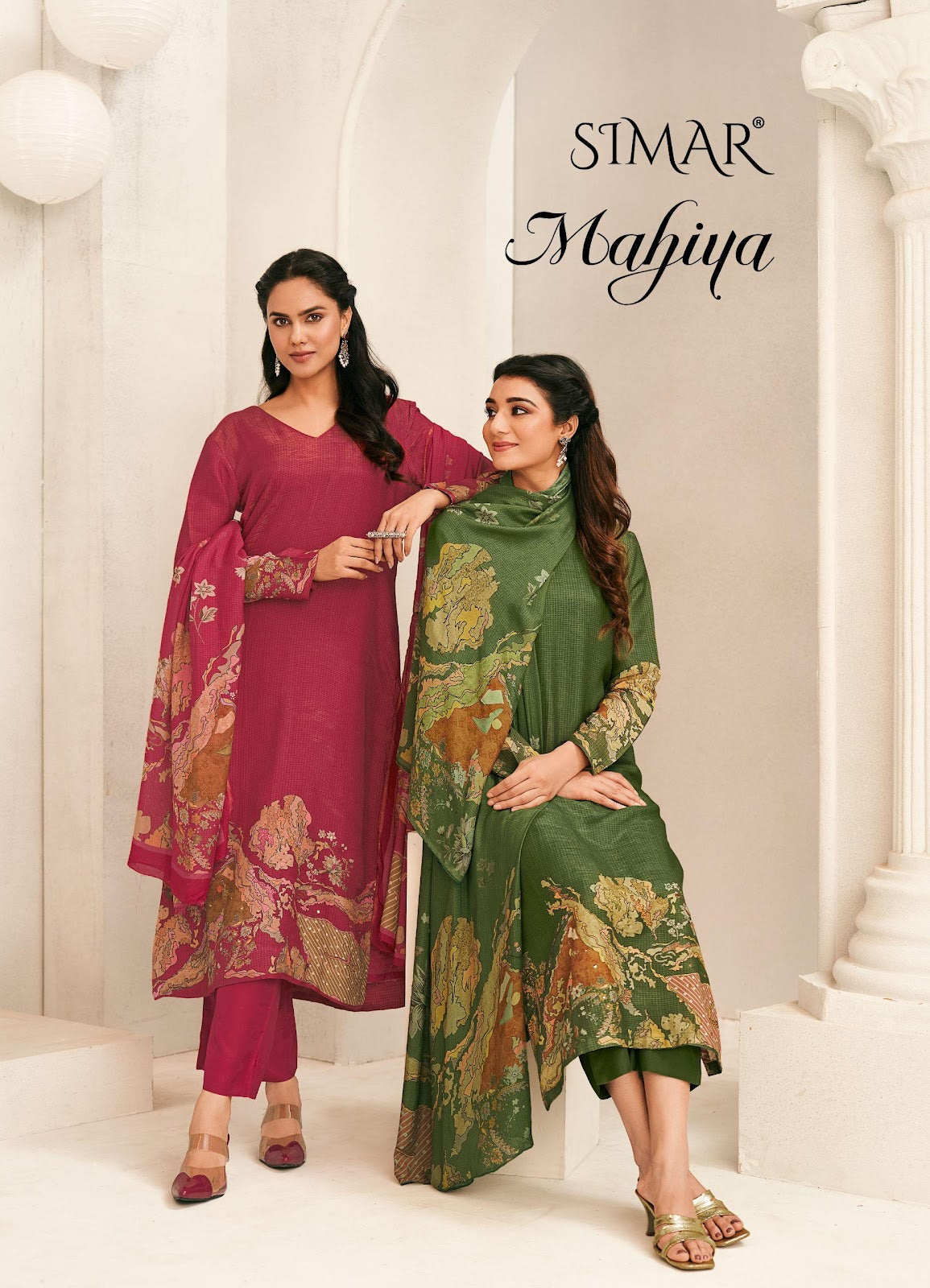 Mahiya Simar Pant Style Suits Exporter Gujarat