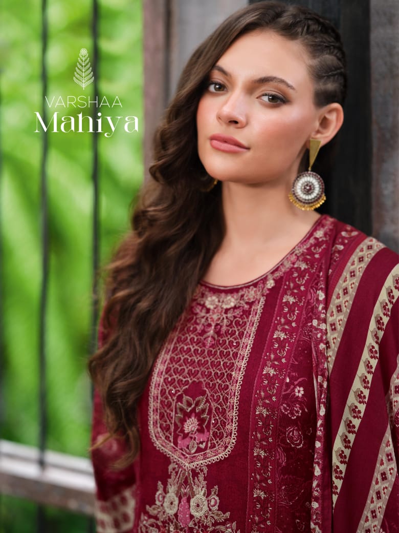 Mahiya Varshaa Linen Pant Style Suits Manufacturer