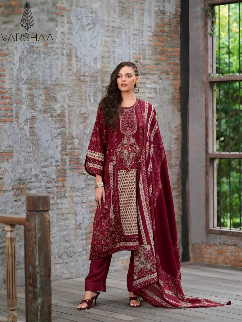 Mahiya Varshaa Linen Pant Style Suits Manufacturer