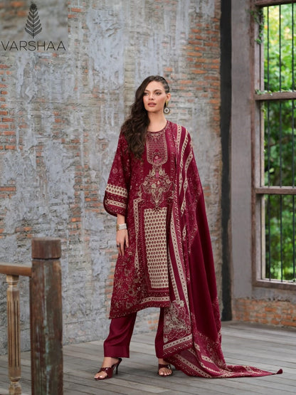 Mahiya Varshaa Linen Pant Style Suits Manufacturer