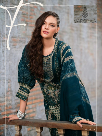 Mahiya Varshaa Linen Pant Style Suits Manufacturer