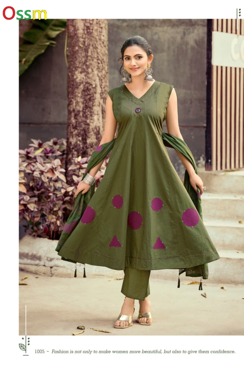 Mahiya Vol 2 Ossm Cotton Readymade Anarkali Suits Wholesale