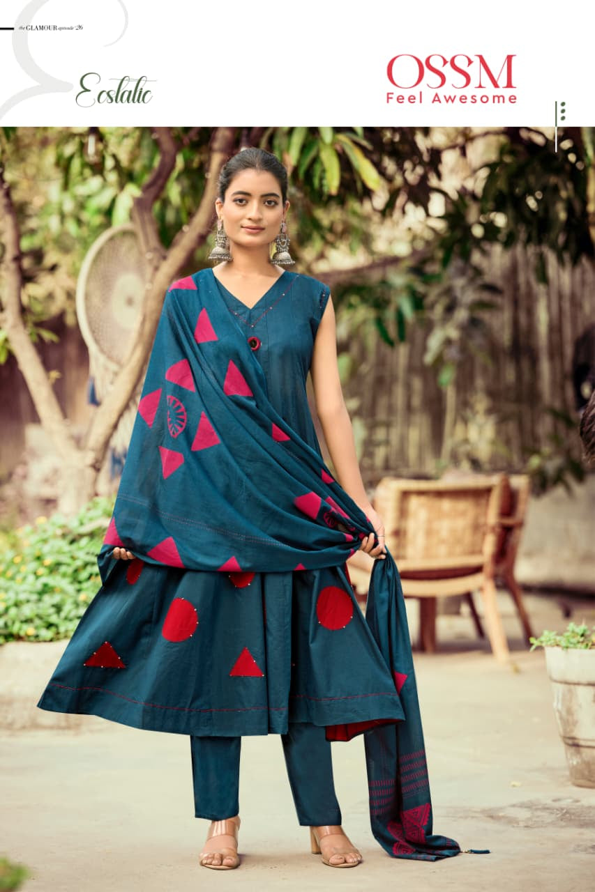 Mahiya Vol 2 Ossm Cotton Readymade Anarkali Suits Wholesale