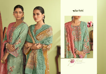 Mahjabeen Vol 13 Shree Shalika Fashion Cotton Lawn Karachi Salwar Suits Manufacturer Gujarat