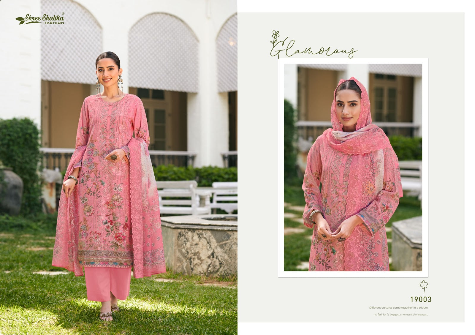 Mahjabeen Vol 19 Shree Shalika Fashion Cotton Lawn Pant Style Suits Wholesaler