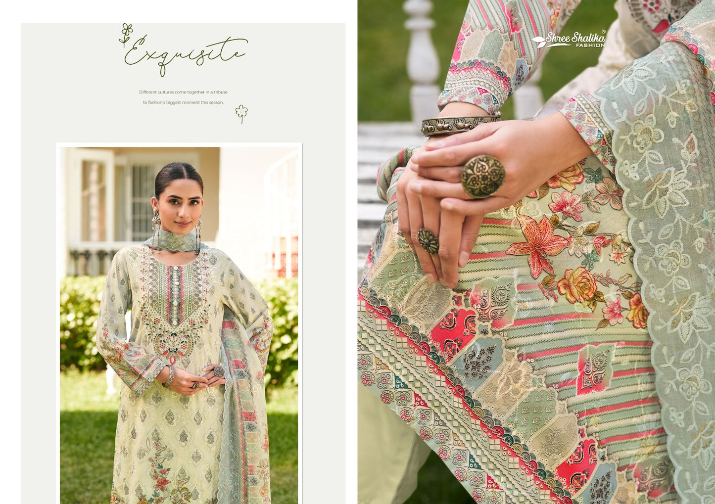 Mahjabeen Vol 19 Shree Shalika Fashion Cotton Lawn Pant Style Suits Wholesaler