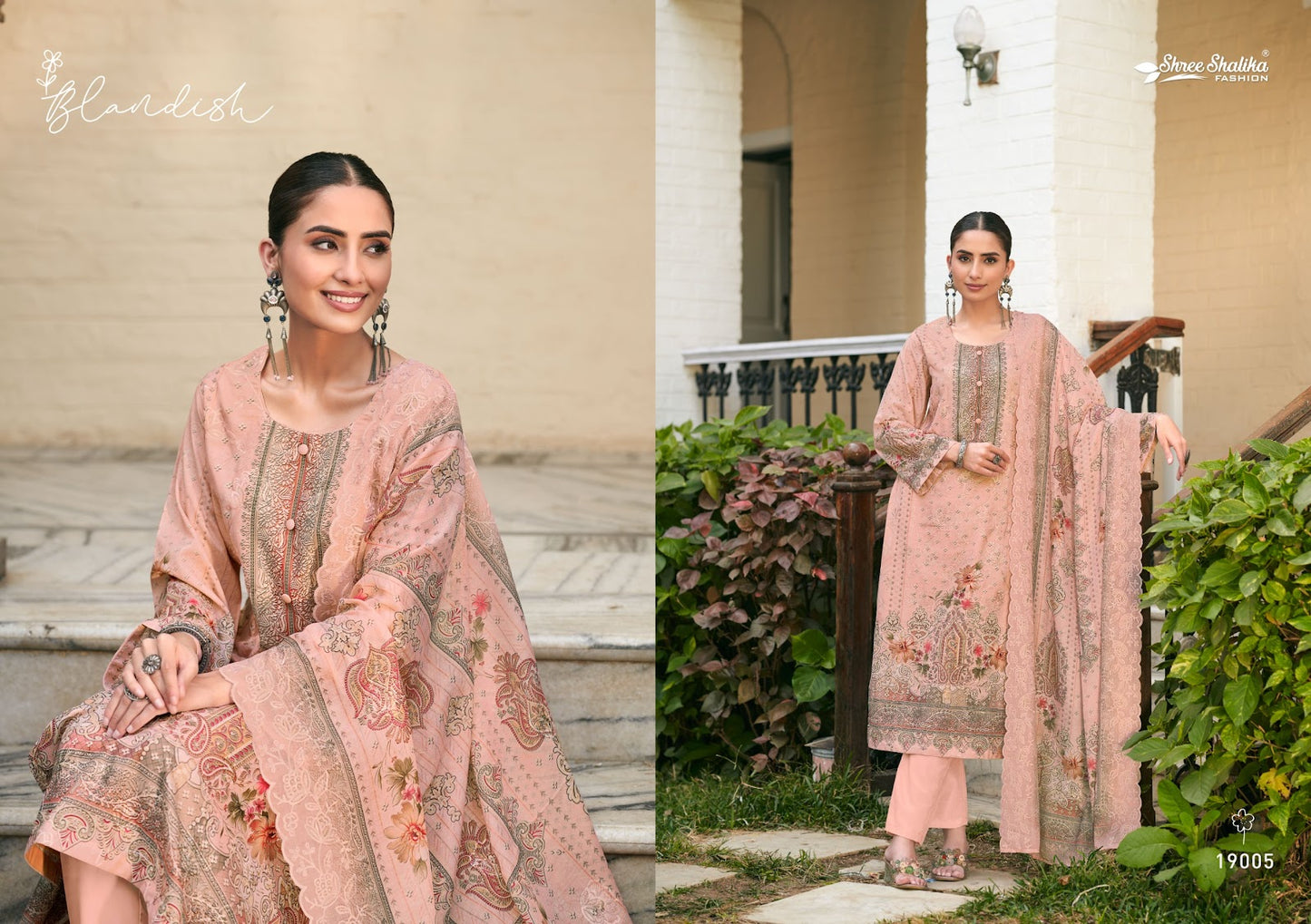 Mahjabeen Vol 19 Shree Shalika Fashion Cotton Lawn Pant Style Suits Wholesaler
