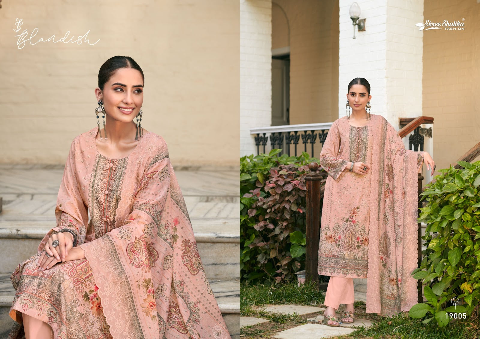 Mahjabeen Vol 19 Shree Shalika Fashion Cotton Lawn Pant Style Suits Wholesaler