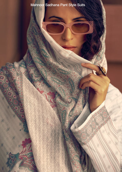 Mahnoor Sadhana Jam Cotton Pant Style Suits Manufacturer