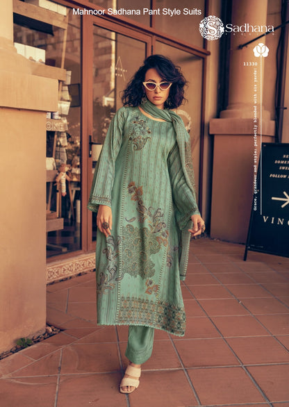 Mahnoor Sadhana Jam Cotton Pant Style Suits Manufacturer
