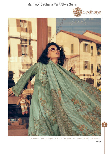 Mahnoor Sadhana Jam Cotton Pant Style Suits Manufacturer