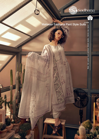 Mahnoor Sadhana Jam Cotton Pant Style Suits Manufacturer