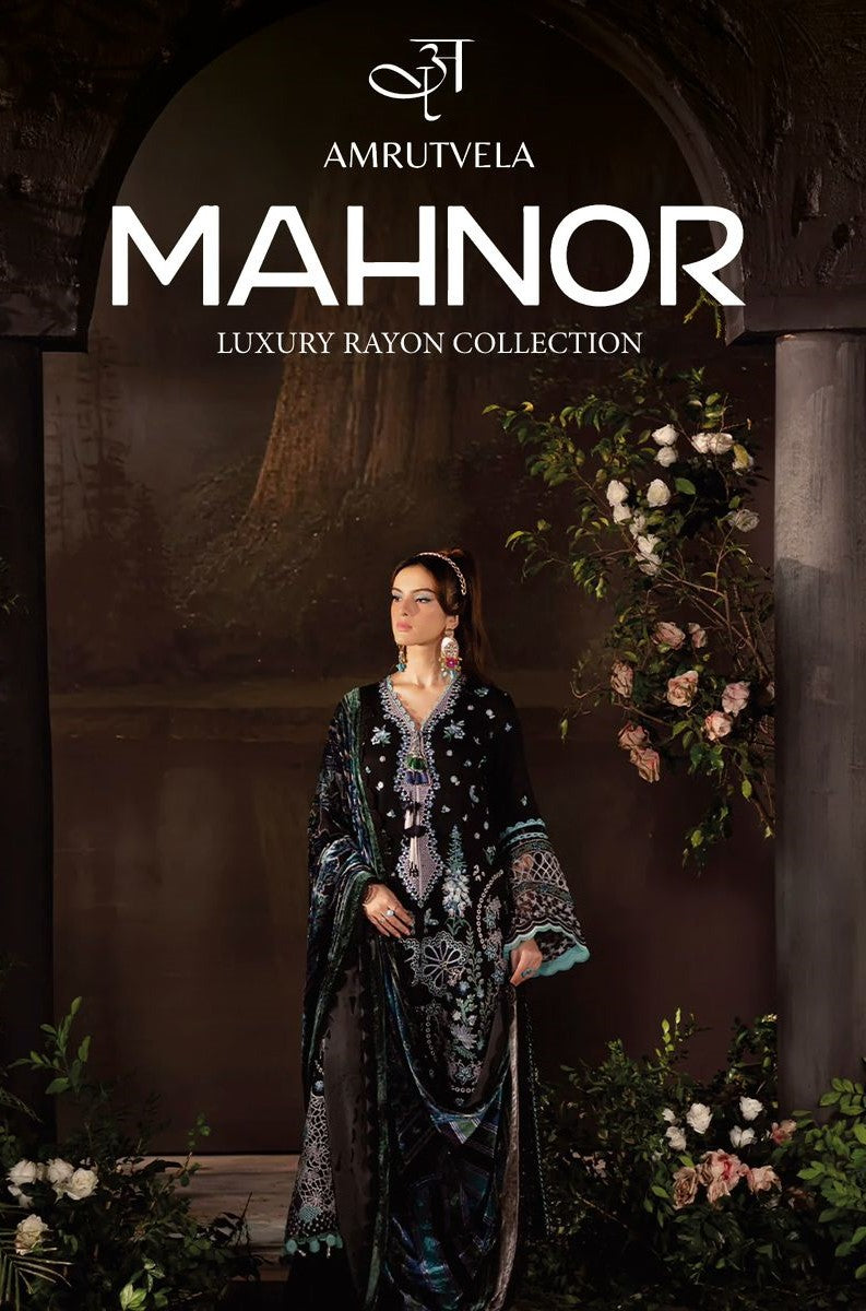 Mahnor Luxury Rayon Collection Amrutvela Pakistani Salwar Suits Supplier Gujarat