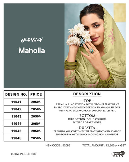 Maholla Jay Vijay Lino Cotton Pant Style Suits Wholesale Price