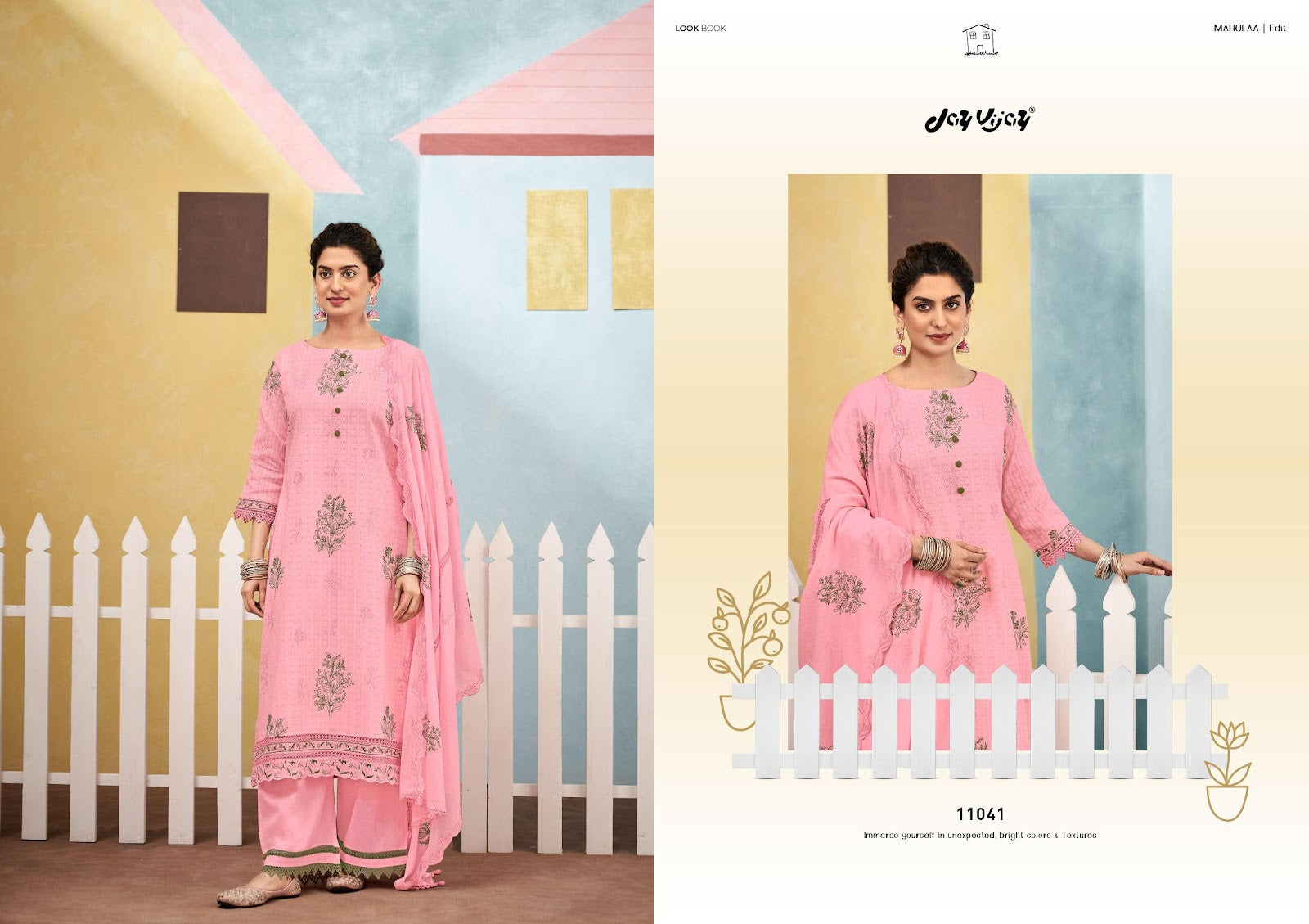 Maholla Jay Vijay Lino Cotton Pant Style Suits Wholesale Price
