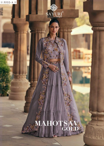 Mahotsav Gold Sayuri Readymade Lehenga Choli Wholesaler