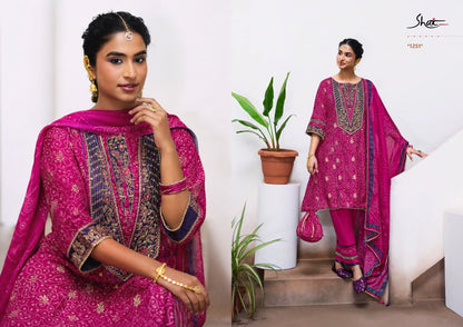 Mahotsav Shai Silk Jacquard Pant Style Suits Wholesale Rate
