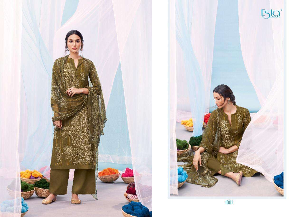 Mahreen Esta Designs Pure Muslin Plazzo Style Suits Supplier