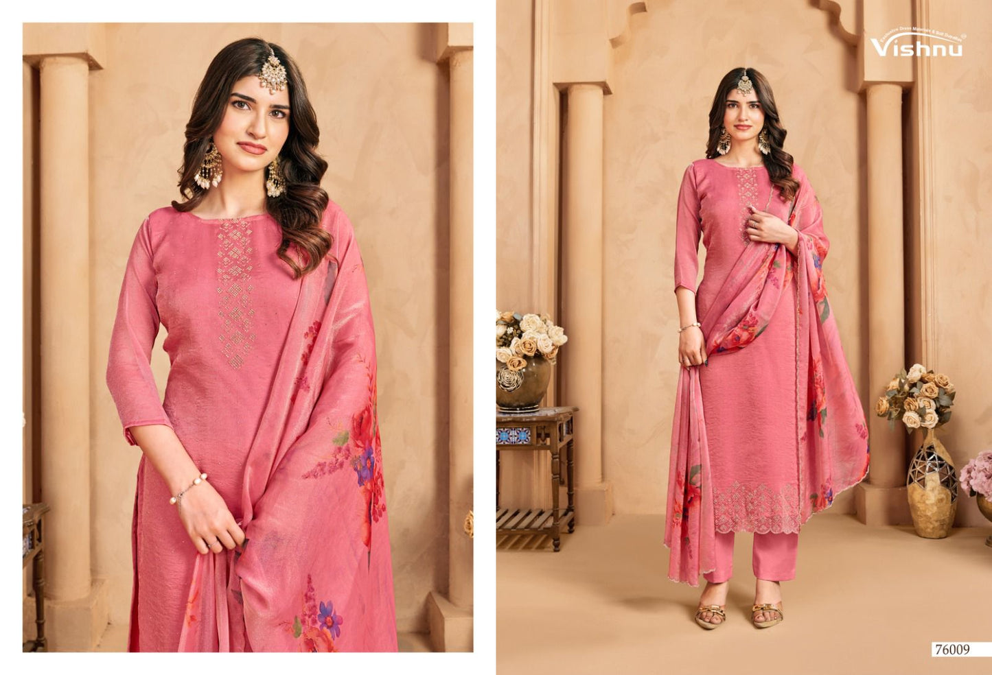 Mahroof Vishnu Impex Moss Pant Style Suits Supplier India