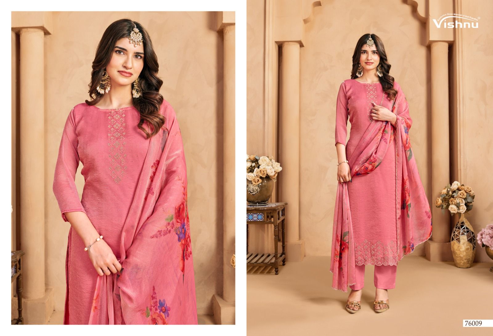 Mahroof Vishnu Impex Moss Pant Style Suits Supplier India