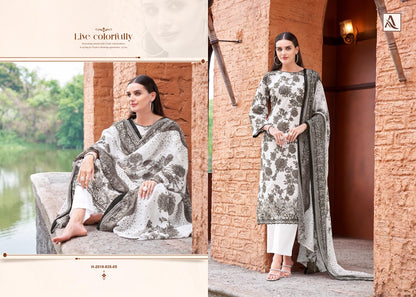 Mahrukh Alok Cambric Cotton Karachi Salwar Suits Manufacturer Ahmedabad