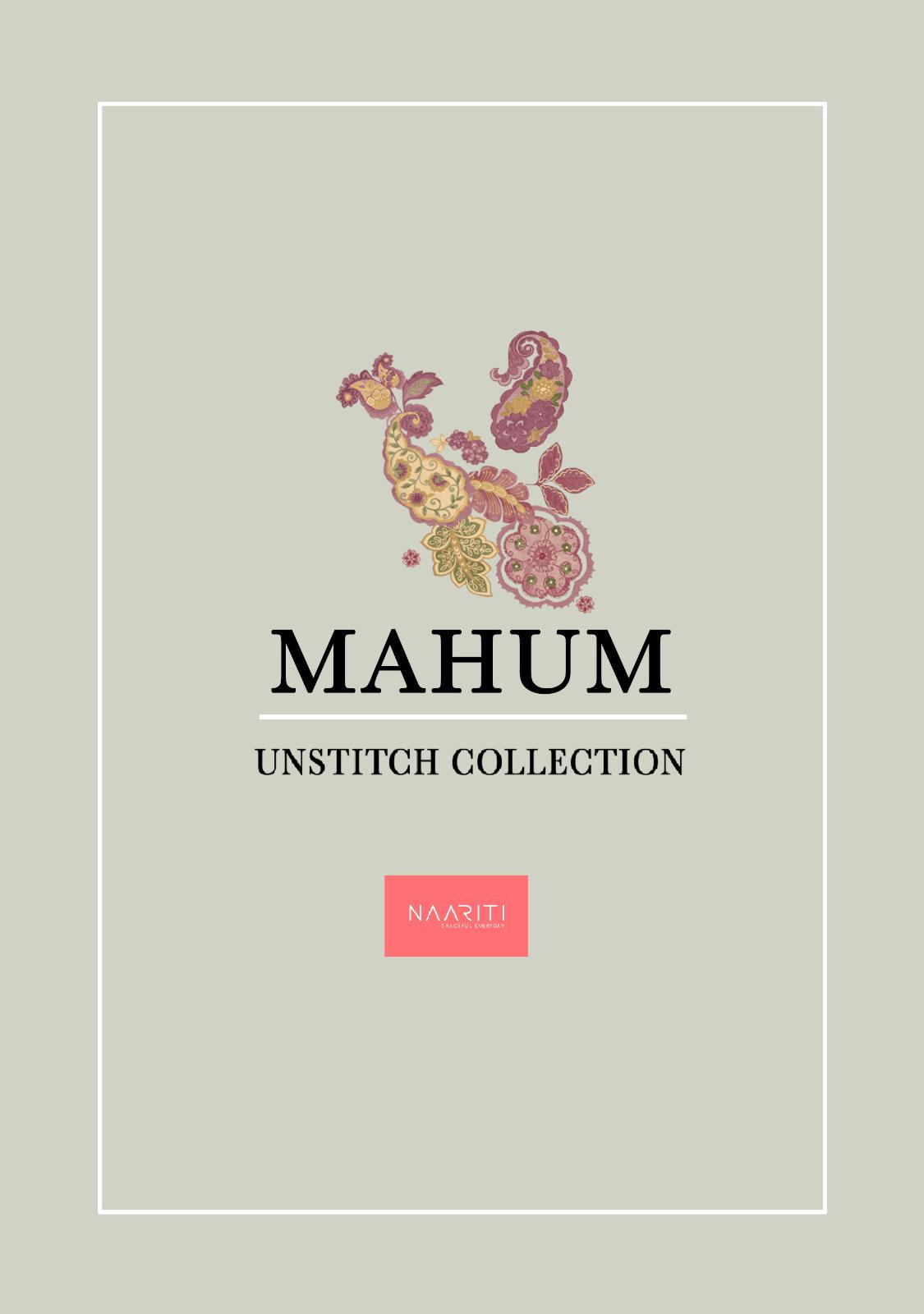 Mahum Naariti Dobby Pant Style Suits Manufacturer Ahmedabad