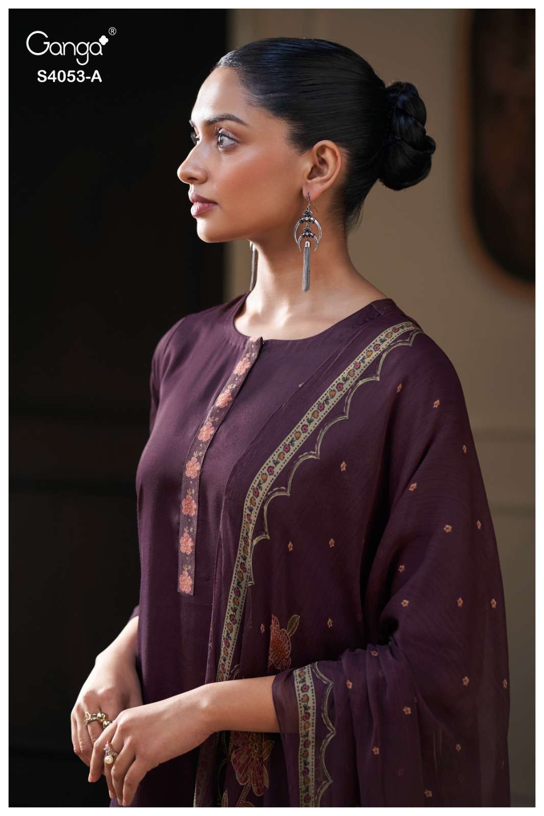 Maiara 4053 Ganga Cotton Silk Plazzo Style Suits Wholesale