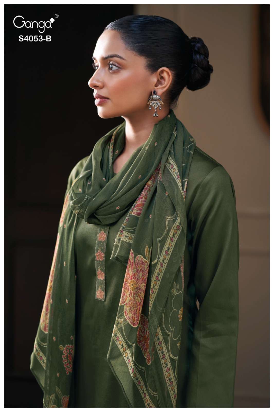 Maiara 4053 Ganga Cotton Silk Plazzo Style Suits Wholesale