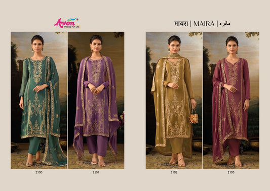 Maira Avon Trendz Simmer Pant Style Suits Wholesaler
