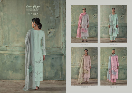 Maira Omtex Lawn Cotton Pant Style Suits Supplier Ahmedabad