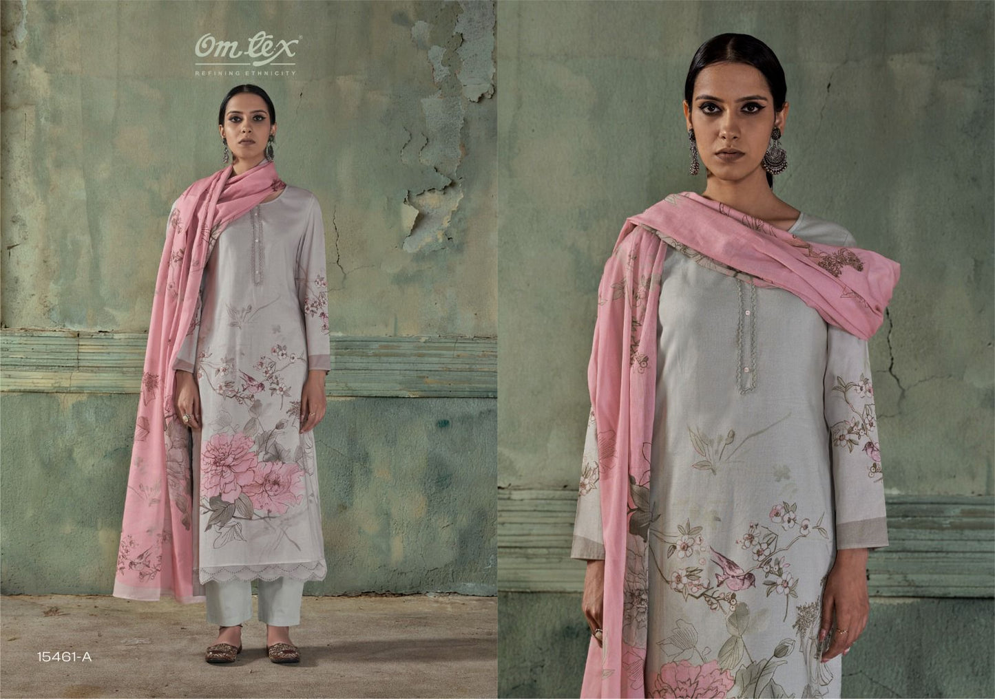 Maira Omtex Lawn Cotton Pant Style Suits Supplier Ahmedabad