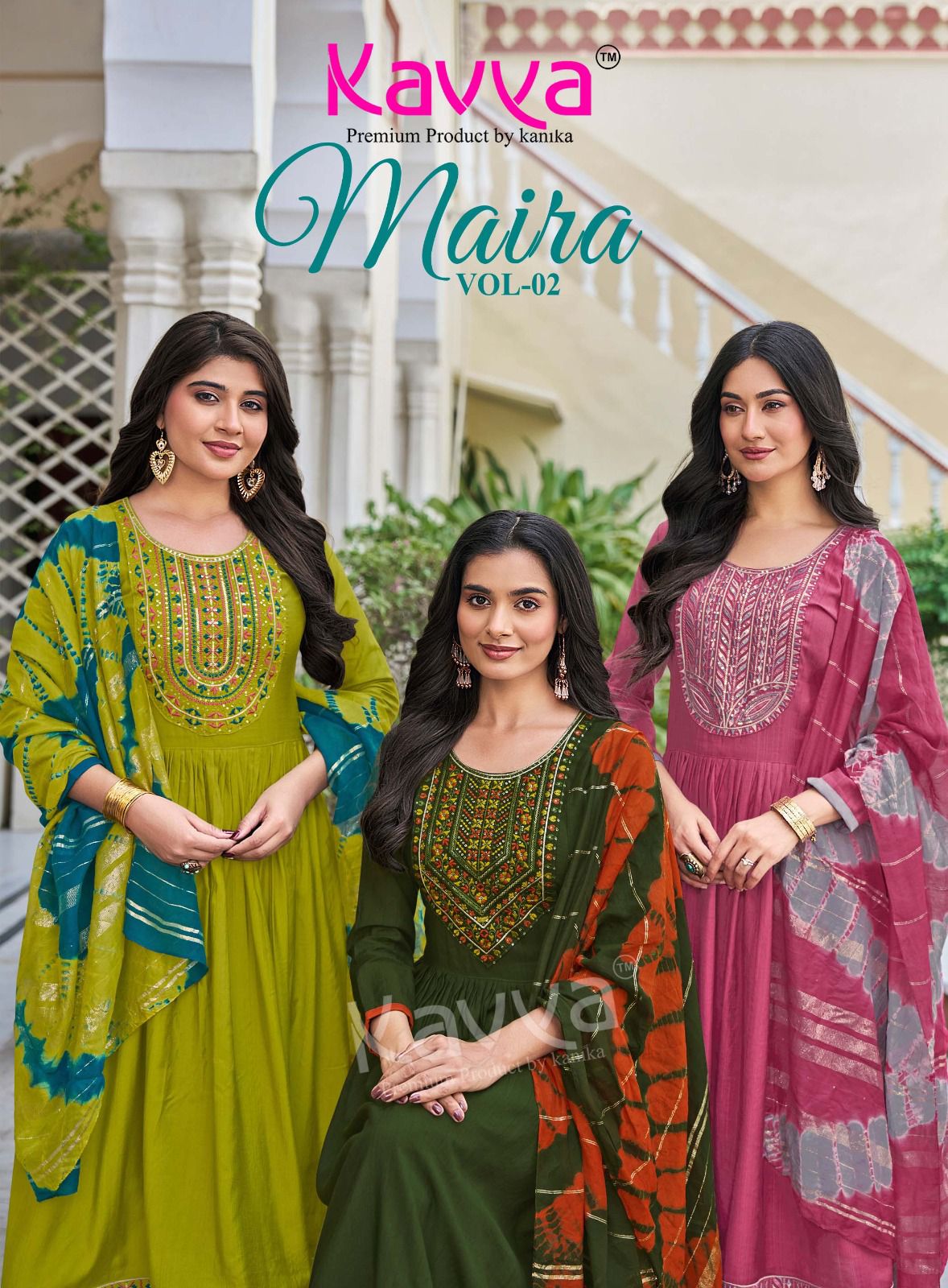 Maira Vol 2 Kavya Vertican Readymade Pant Style Suits Wholesaler